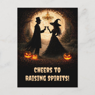 Cartes Pour Fêtes Annuelles Halloween Vin Joie Chers Mignons et Amusants Espri