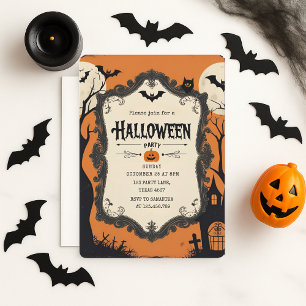 Cartes Pour Fêtes Annuelles Halloween vintage pour les enfants