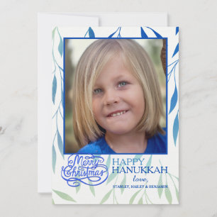 Cartes Pour Fêtes Annuelles Hanukkah Merriment Photo Holiday Card