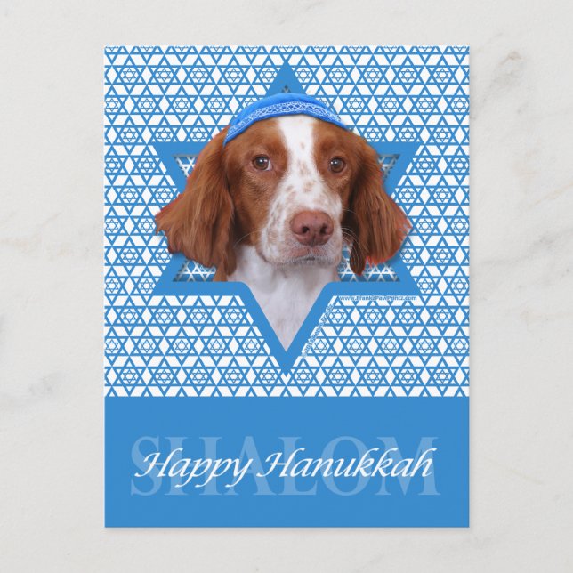 Cartes Pour Fêtes Annuelles Hanukkah Star of David - Brittany - Charlie (Devant)