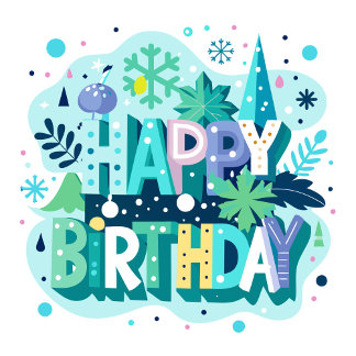 Cartes Pour Fêtes Annuelles Happy Birthday 