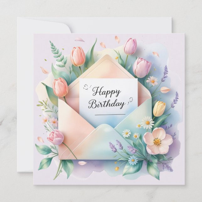 Cartes Pour Fêtes Annuelles Happy birthday darling. Greeting card (Devant)