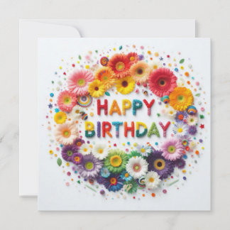 Cartes Pour Fêtes Annuelles Happy Birthday Greeting Cards