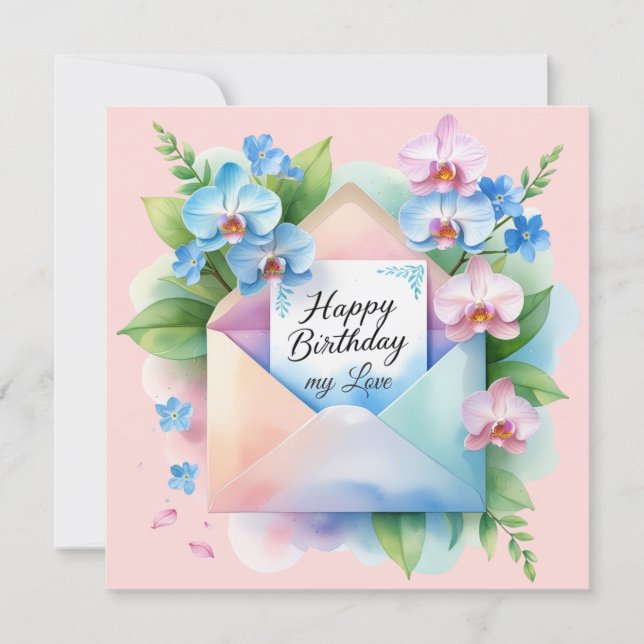 Cartes Pour Fêtes Annuelles Happy birthday my Love Greeting card (Devant)