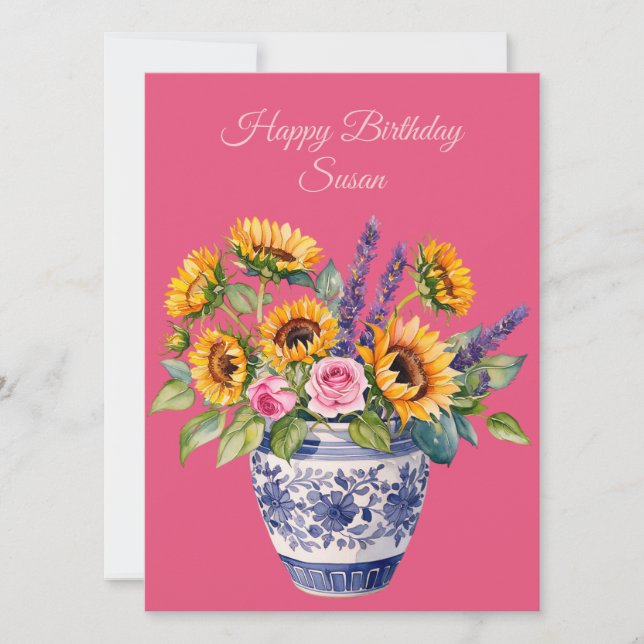 Cartes Pour Fêtes Annuelles Happy Birthday to awesome coworker. Greeting Card (Devant)