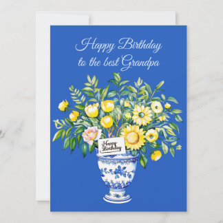 Cartes Pour Fêtes Annuelles Happy Birthday to the best Grandpa Greeting Card