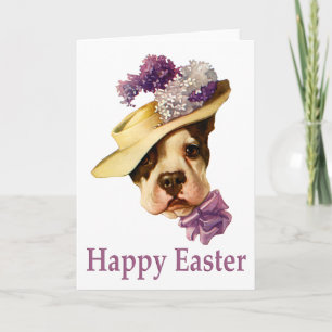 Cartes Pour Fêtes Annuelles Happy Easter Bulldog