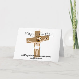 Cartes Pour Fêtes Annuelles Happy Easter from Angry Jésus