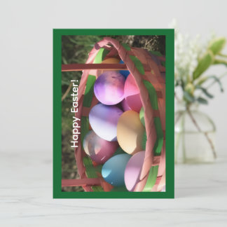 Cartes Pour Fêtes Annuelles Happy Easter Greeting Card