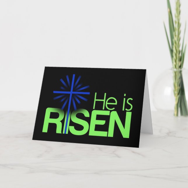 CARTES POUR FÊTES ANNUELLES ****HAPPY EASTER*** POUR "IL EST RELEVÉ" (Devant)