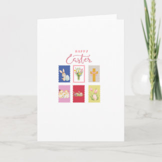 Cartes Pour Fêtes Annuelles Happy Easter Stamp 