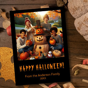 Cartes Pour Fêtes Annuelles Happy Halloween photo Éffrayante