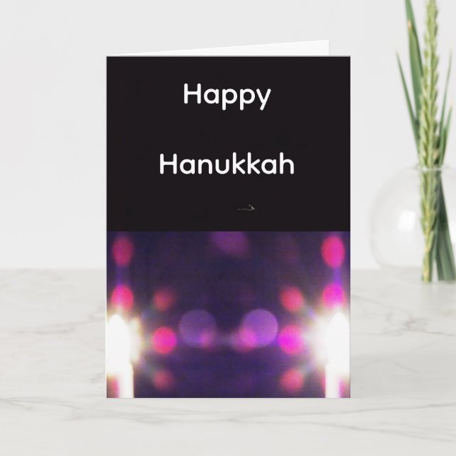 Cartes Pour Fêtes Annuelles Happy Hanukkah (Devant)