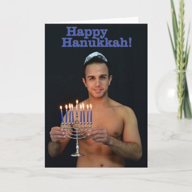 Cartes Pour Fêtes Annuelles Happy Hanukkah (Devant)