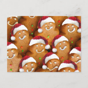 Cartes Pour Fêtes Annuelles Happy Holidays Christmas Cookies Postcard