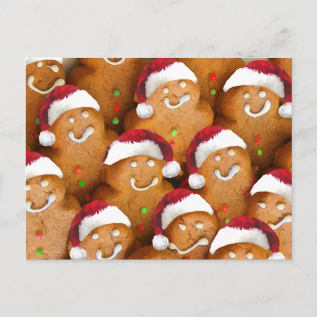 Cartes Pour Fêtes Annuelles Happy Holidays Christmas Cookies Postcard (Devant)