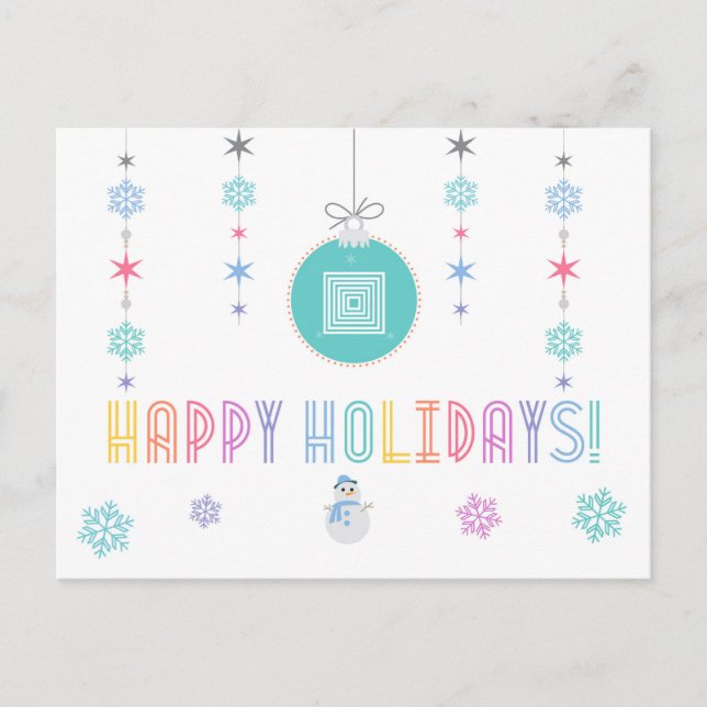 Cartes Pour Fêtes Annuelles Happy Holidays LLR Lularoe inspiré 2 (Devant)