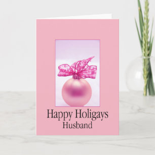 Cartes Pour Fêtes Annuelles Happy Holigays Husband