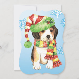 Cartes Pour Fêtes Annuelles Happy Howlidays Beagle