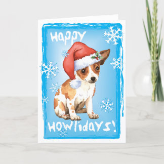 Cartes Pour Fêtes Annuelles Happy Howlidays Chihuahua