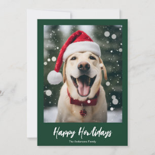 Cartes Pour Fêtes Annuelles happy howlidays, écriture moderne noël
