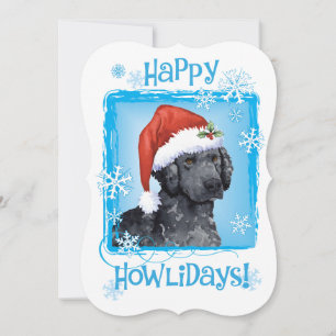 Cartes Pour Fêtes Annuelles Happy Howlidays Retriever recouvert de boue