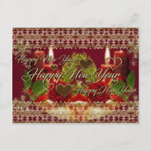 Cartes Pour Fêtes Annuelles Happy New Year Card
