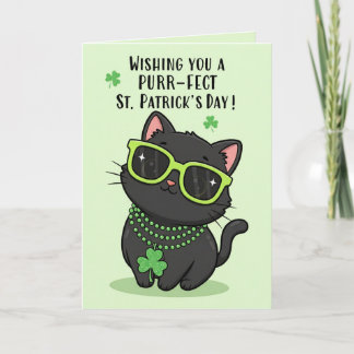 Cartes Pour Fêtes Annuelles Happy St Patricks Day For Anyone Cute Kitten 