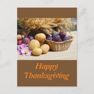 Cartes Pour Fêtes Annuelles Happy Thanksgiving