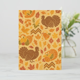 Cartes Pour Fêtes Annuelles Happy Thanksgiving