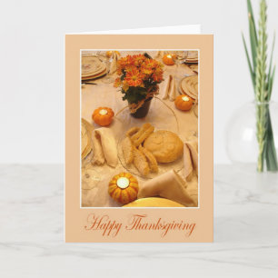 Cartes Pour Fêtes Annuelles Happy Thanksgiving