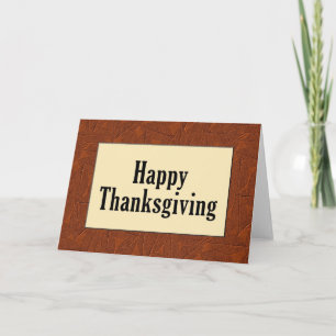 Cartes Pour Fêtes Annuelles Happy Thanksgiving
