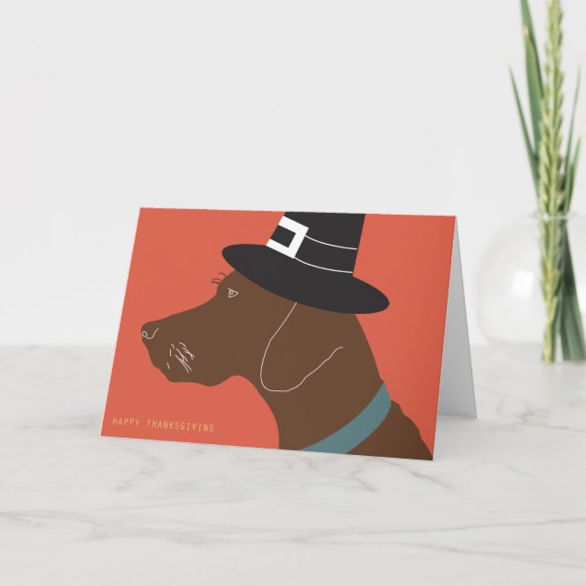 Cartes Pour Fêtes Annuelles Happy Thanksgiving (Devant)