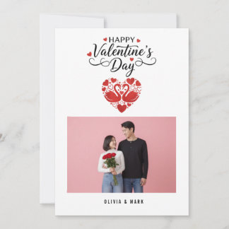 Cartes Pour Fêtes Annuelles Happy Valentine’s Day Custom Photo Collage Holiday
