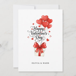 Cartes Pour Fêtes Annuelles Happy Valentines Day Custom love gift  Holiday