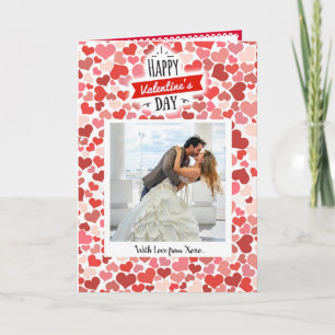 Cartes Pour Fêtes Annuelles Happy Valentine's Day Hearts