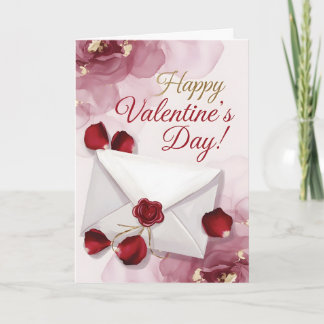 Cartes Pour Fêtes Annuelles Happy Valentine's Day! Love Letter