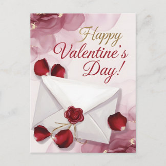 Cartes Pour Fêtes Annuelles Happy Valentine's Day! Love Letter