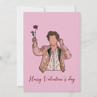 Cartes Pour Fêtes Annuelles Harry Valentines Day Card/ fangirls/pour fans/ hs