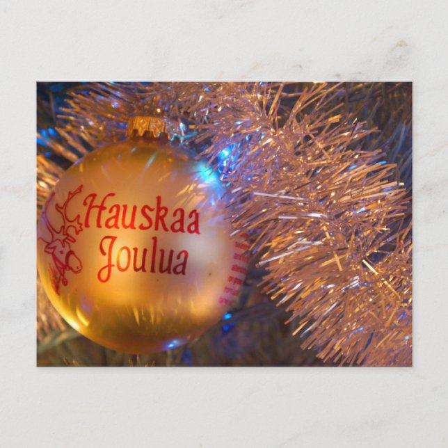 Cartes Pour Fêtes Annuelles Hauskaa Joulua Merry Christmas (Devant)