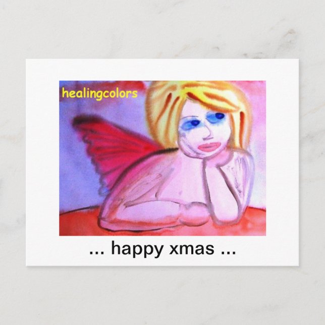 Cartes Pour Fêtes Annuelles healingcolors holiday postcard (Devant)