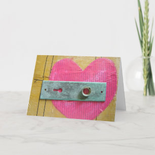 Cartes Pour Fêtes Annuelles Heart Mixed Media, Saint Valentin