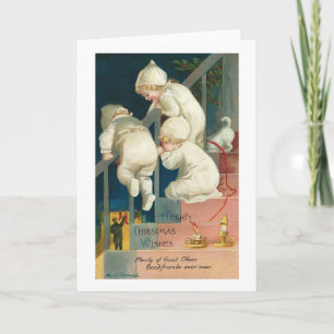 Cartes Pour Fêtes Annuelles Hearty Christmas Wishes Kid's