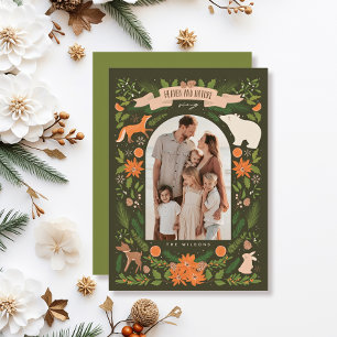 Cartes Pour Fêtes Annuelles Heaven & Nature Sing Animaux de la Forêt 2Photo