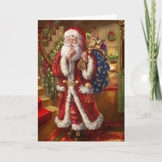 Cartes Pour Fêtes Annuelles Here Comes (Devant)