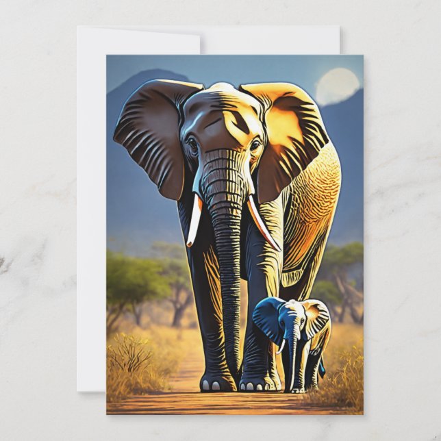 Cartes Pour Fêtes Annuelles Héritage africain (Devant)