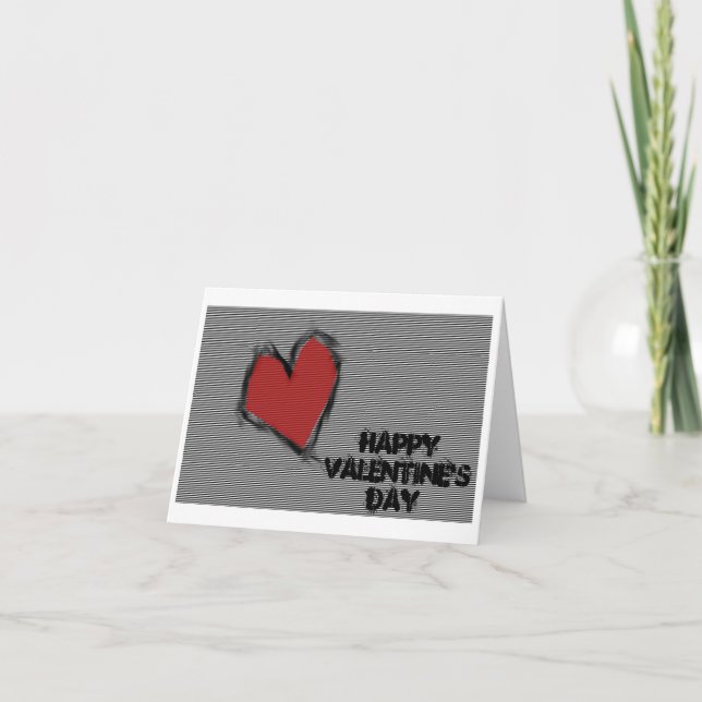 Cartes Pour Fêtes Annuelles Heureuse Sainte-Valentin (Devant)