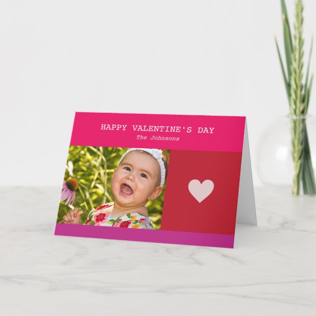 CARTES POUR FÊTES ANNUELLES HEUREUSE SAINTE-VALENTIN (Devant)