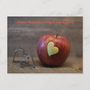 Cartes Pour Fêtes Annuelles Heureuse Sainte-Valentin à mon professeur