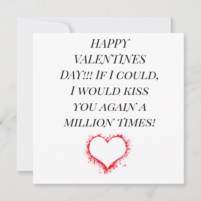 Cartes Pour Fêtes Annuelles HEUREUSE SAINTE-VALENTIN à votre personne spéciale (Devant)